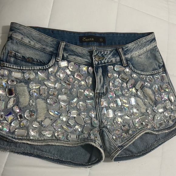 sparkle Denim - Jean shorts